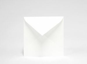 Visby eko vitt kvadratiskt kuvert