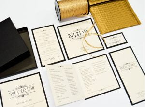 Lyxig fest kollektion champagne guld