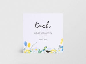 Tackkort student Fägring